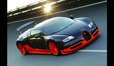 2010 Landspeed Worldrecord Bugatti Veyron 16.4 Super Sport - 431 kph (268 mph)  front 1